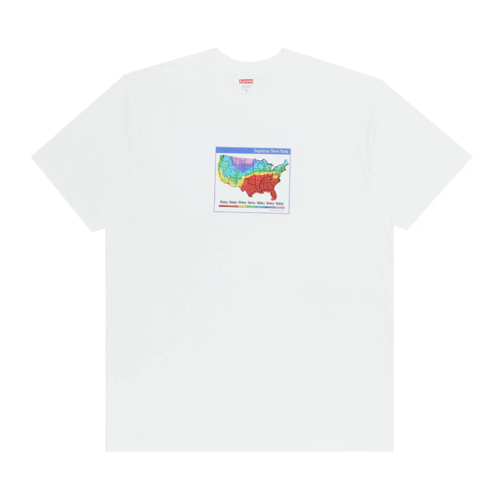 Supreme Weather T-Shirt 'White'