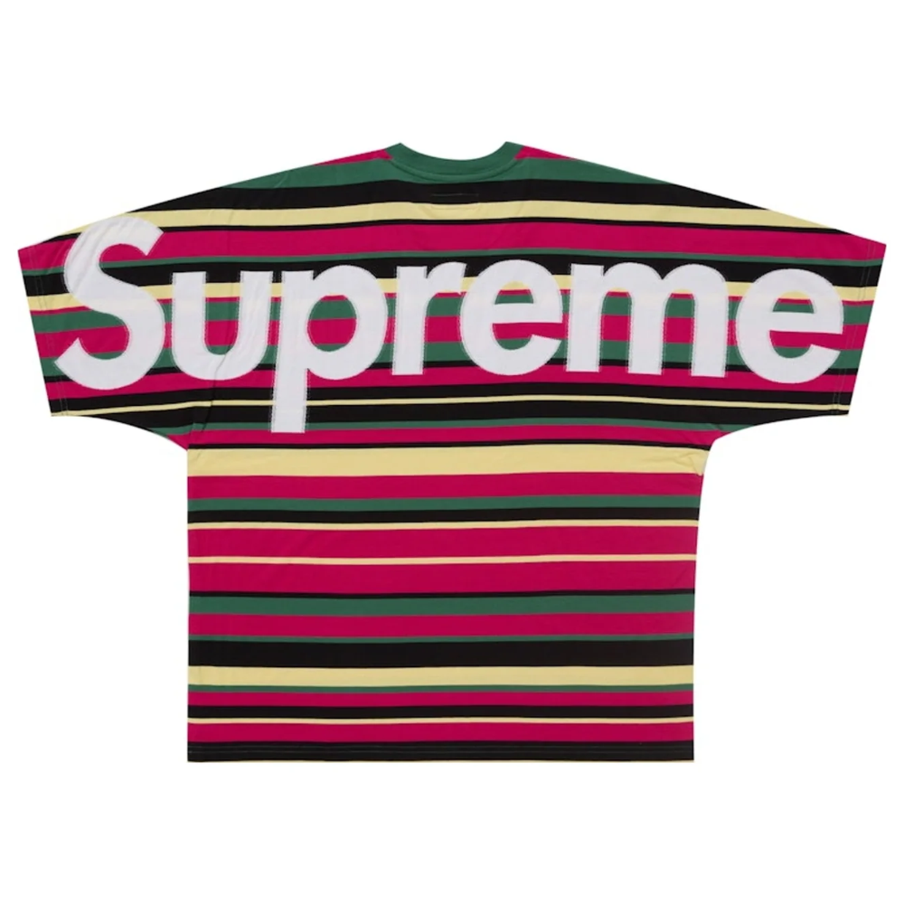 Supreme Intarsia T-Shirt 'Stripe'