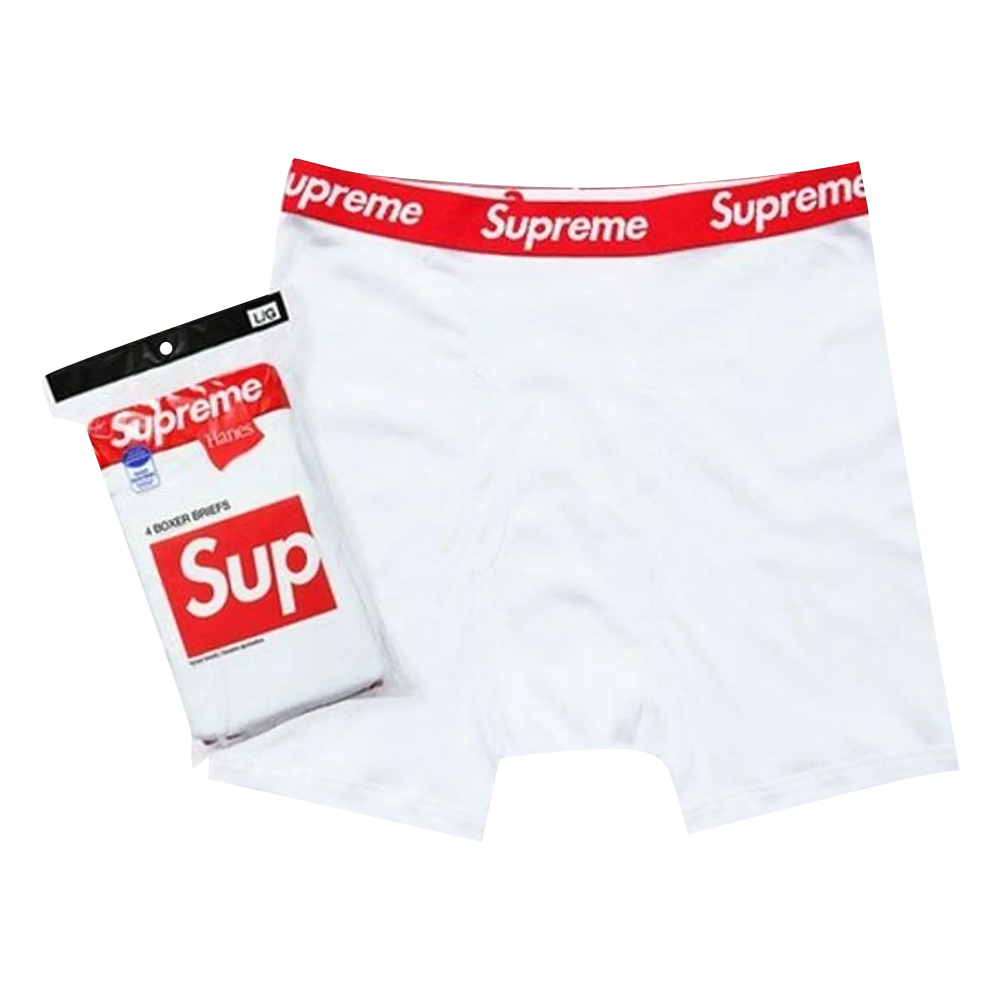 Supreme x Hanes Boxer Briefs (4 Pack)