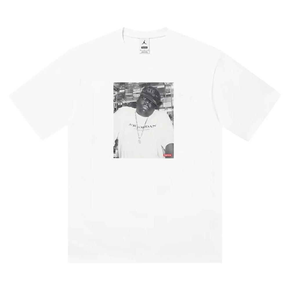 Supreme x Jordan Biggie T-Shirt ‘White’