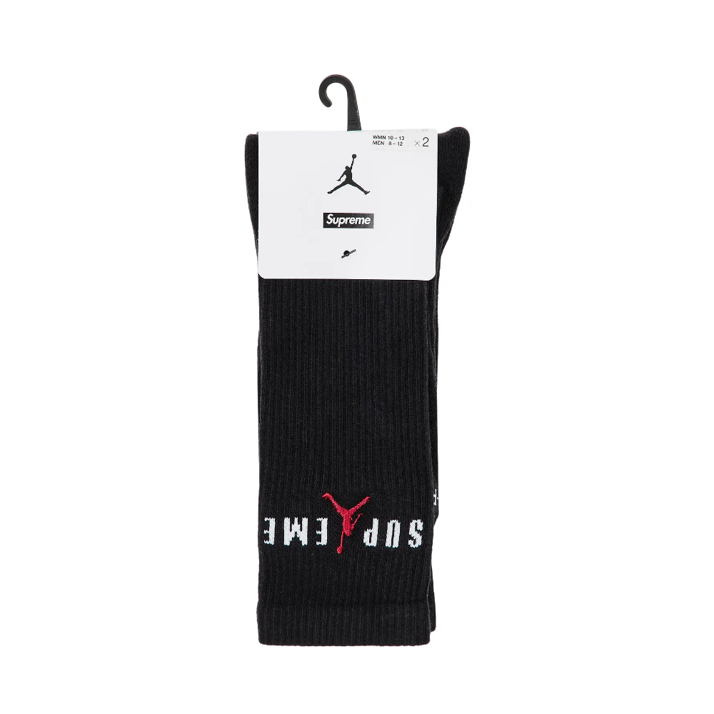 Supreme x Jordan Crew Socks (2 Pack)