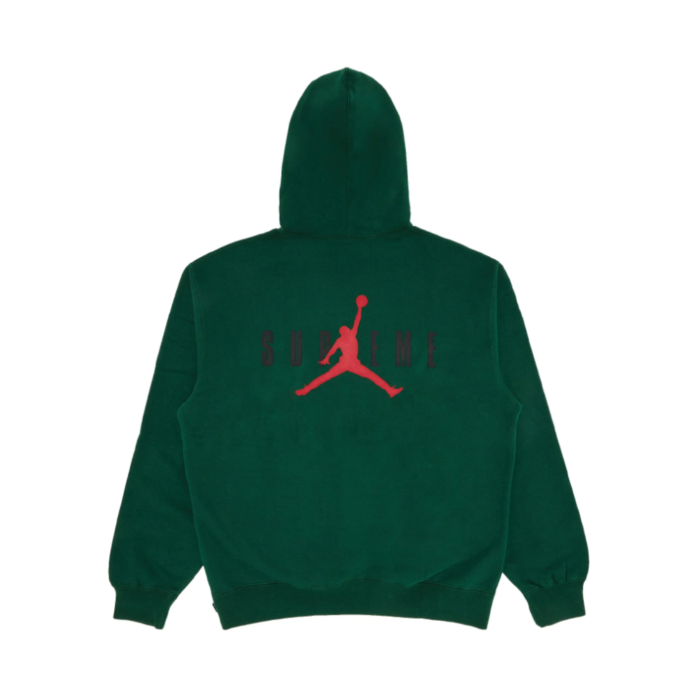 Supreme x Jordan Hoodie 'Green'