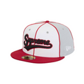 Supreme x New Era Piping Script Logo Cap Grey