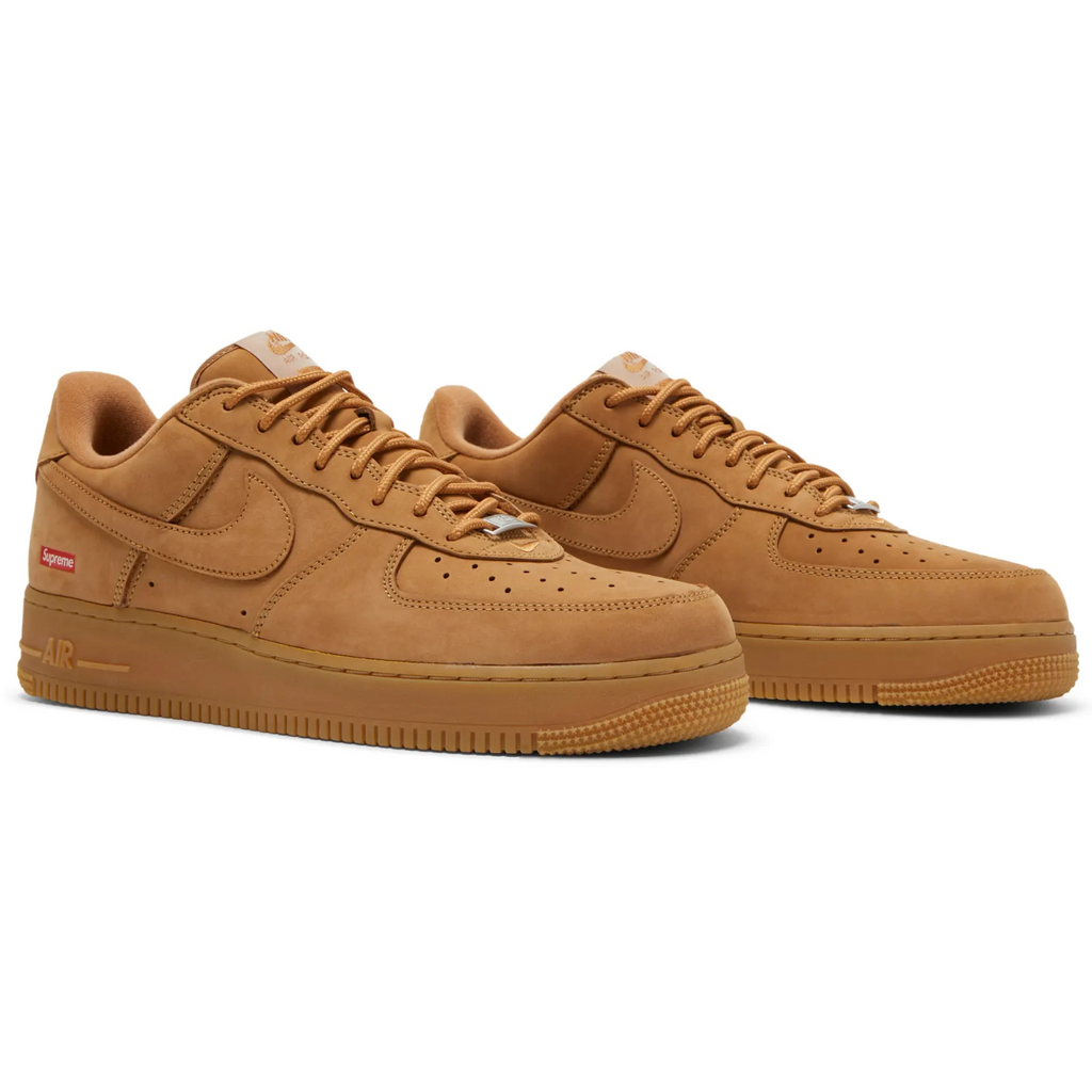 Supreme x Nike Air Force 1 Low SP Box Logo 'Wheat'