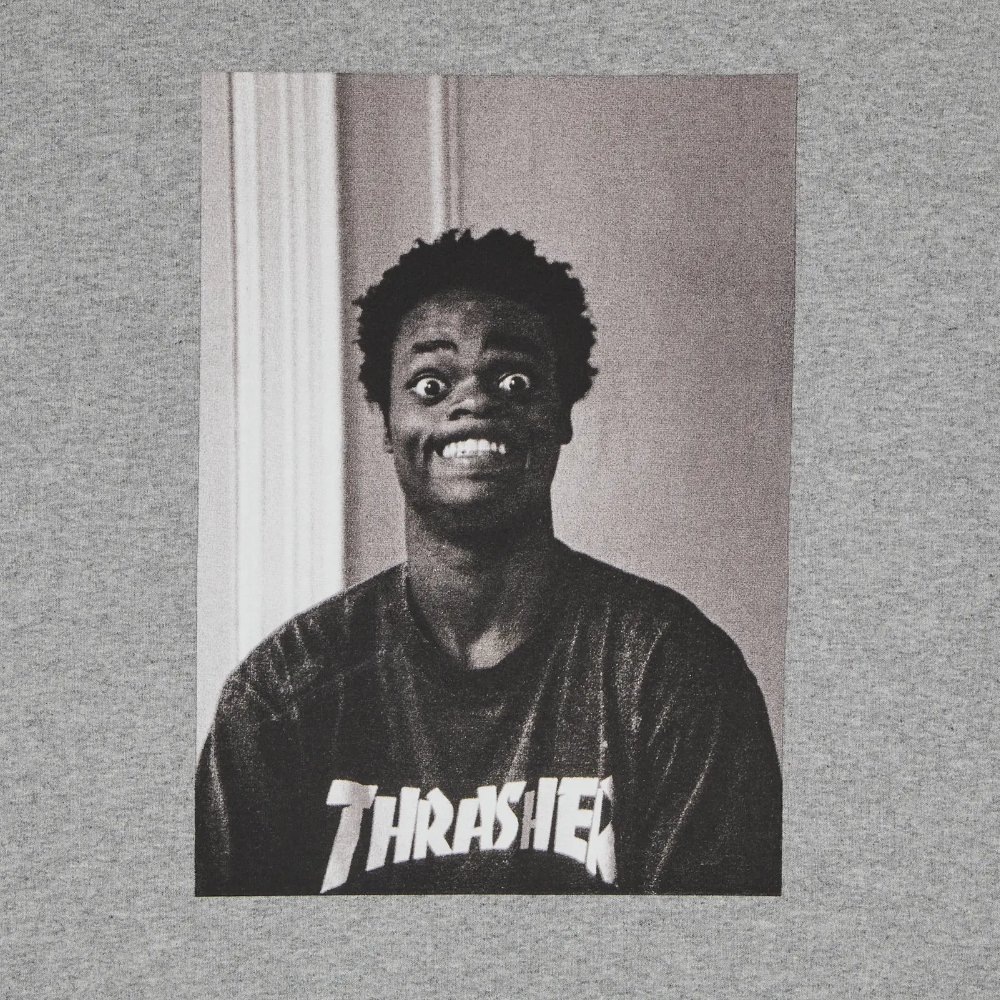 Supreme x Thrasher Crewneck 'Heather Grey'