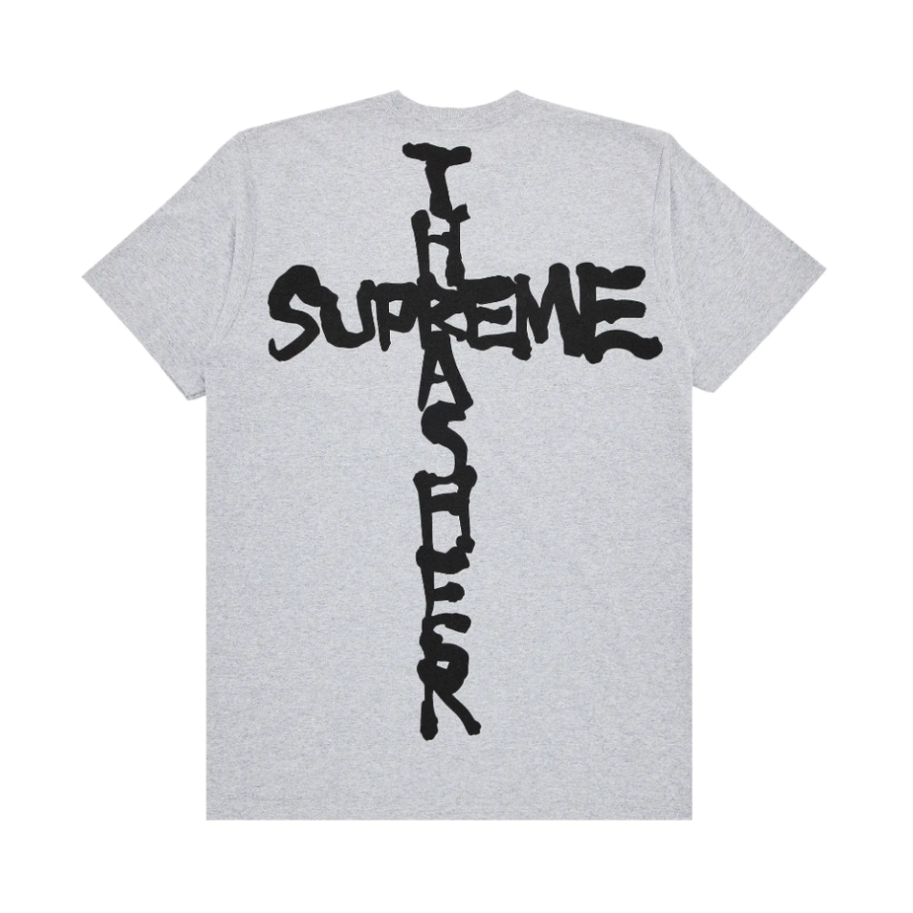 Supreme x Thrasher Cross T-Shirt 'Heather Grey'