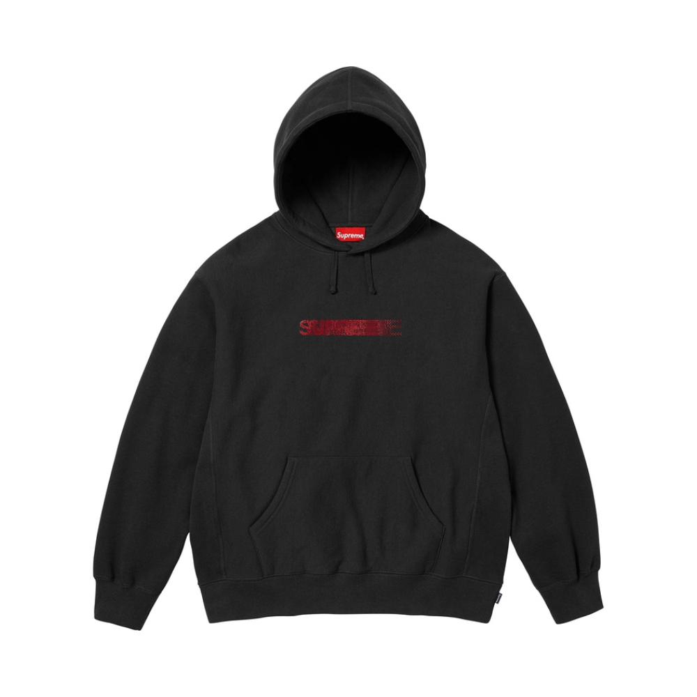 Supreme x Swarovski® Motion Logo Hoodie 'Black'